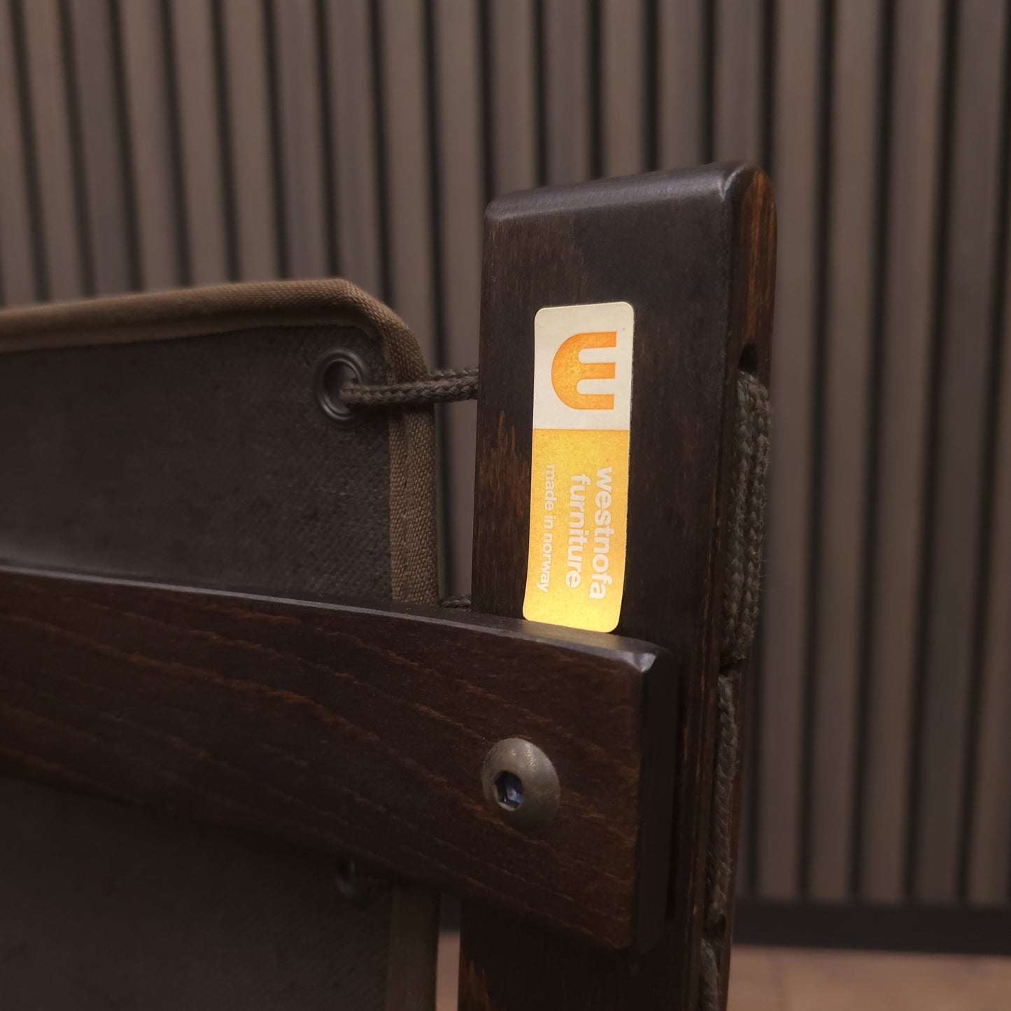 Westnofa SIESTA Hocker Design I. Relling | 2 von 2 | Mid Century Chair Ottomane