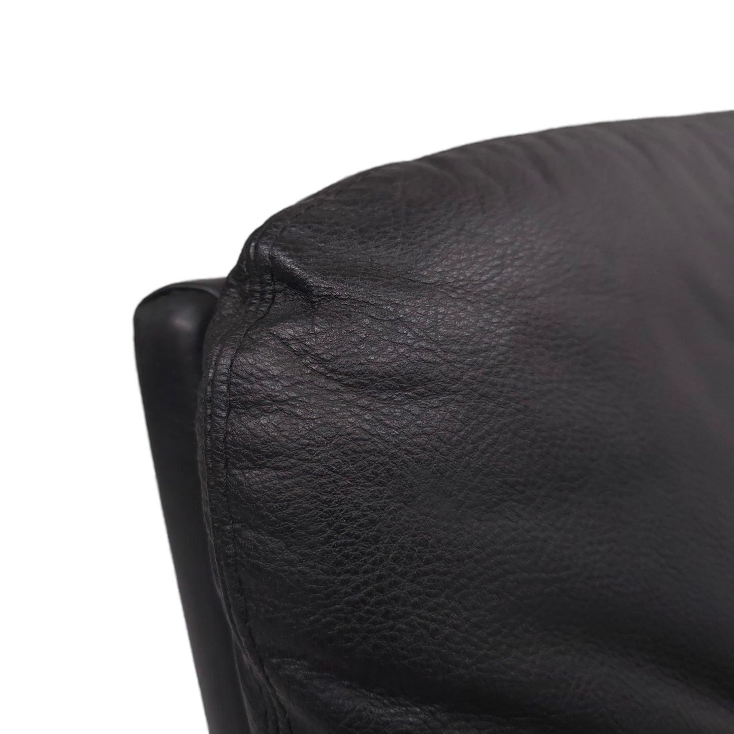 Strässle KING CHAIR | Sessel & Hocker Leder Schwarz Alu Palisander Vintage Chair