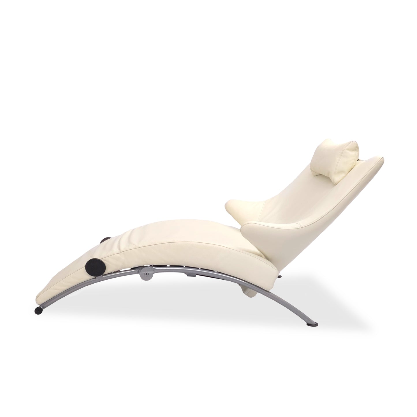 WK Wohnen Solo 699 | Sessel Leder Elfenbein | Designer Multifunktion Relaxliege