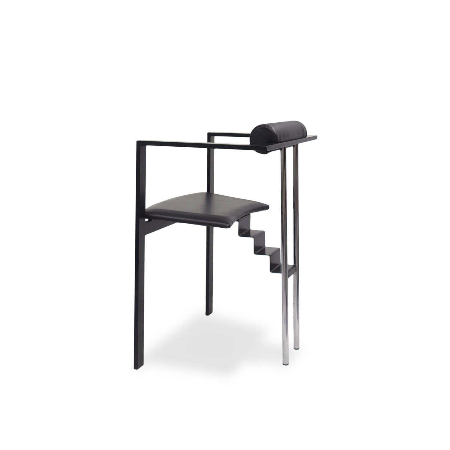 KFF Trix | Leder Stuhl Memphis Vintage Chair Postmodern Armlehnstuhl