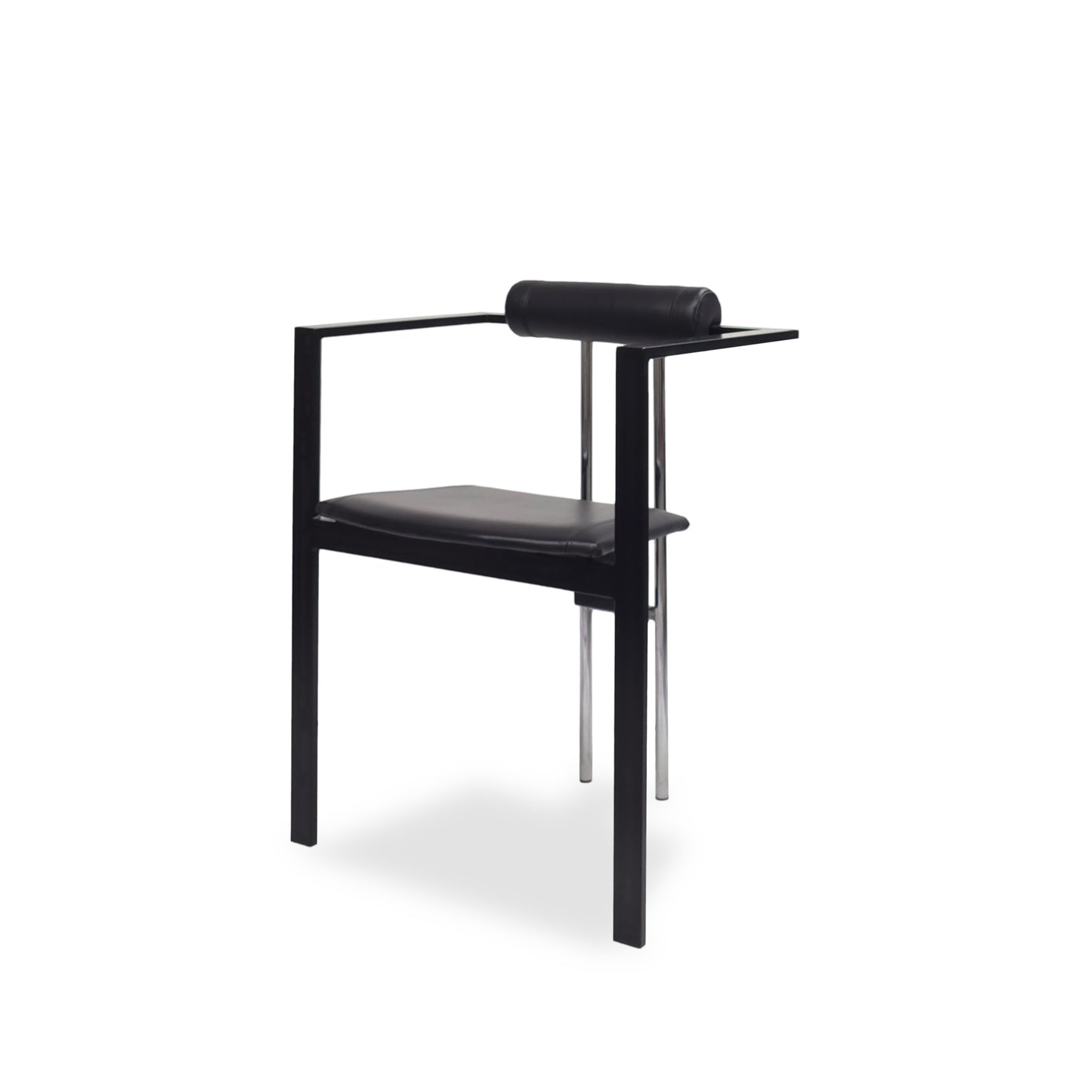 KFF Trix | Leder Stuhl Memphis Vintage Chair Postmodern Armlehnstuhl