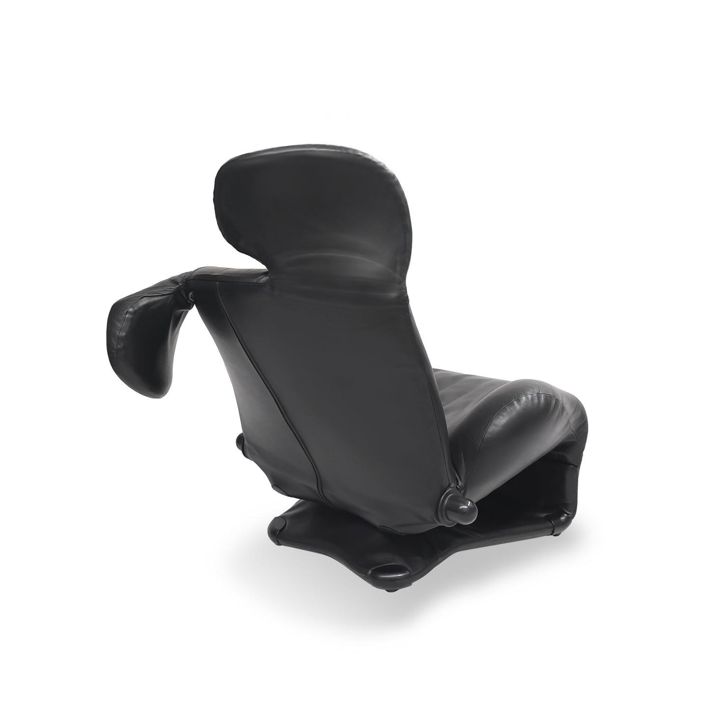 Cassina WINK | Toshiyuki Kita | Designklassiker Sessel Leder Schwarz Relaxliege