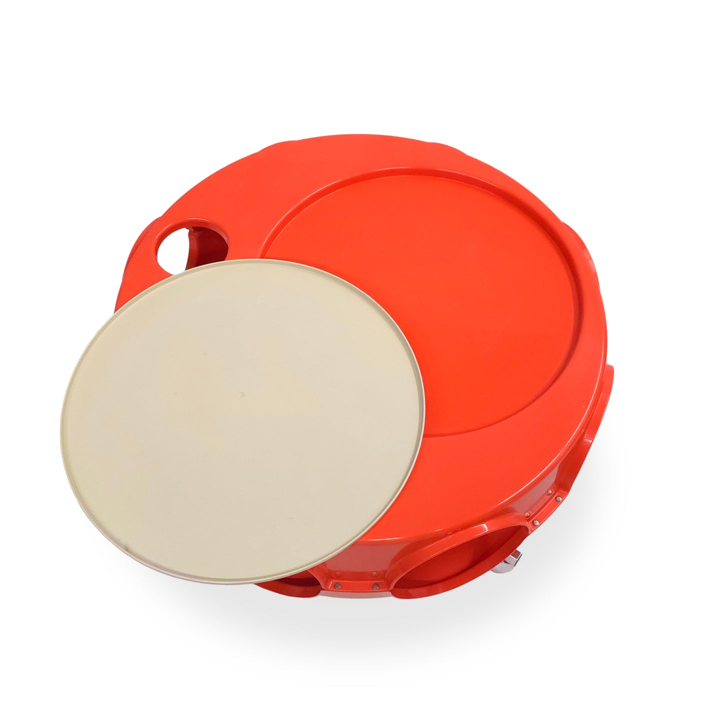 ROTOBAR Curver | 70er Space Age UFO Barwagen | Vintage Pop Art Tisch Rollbar