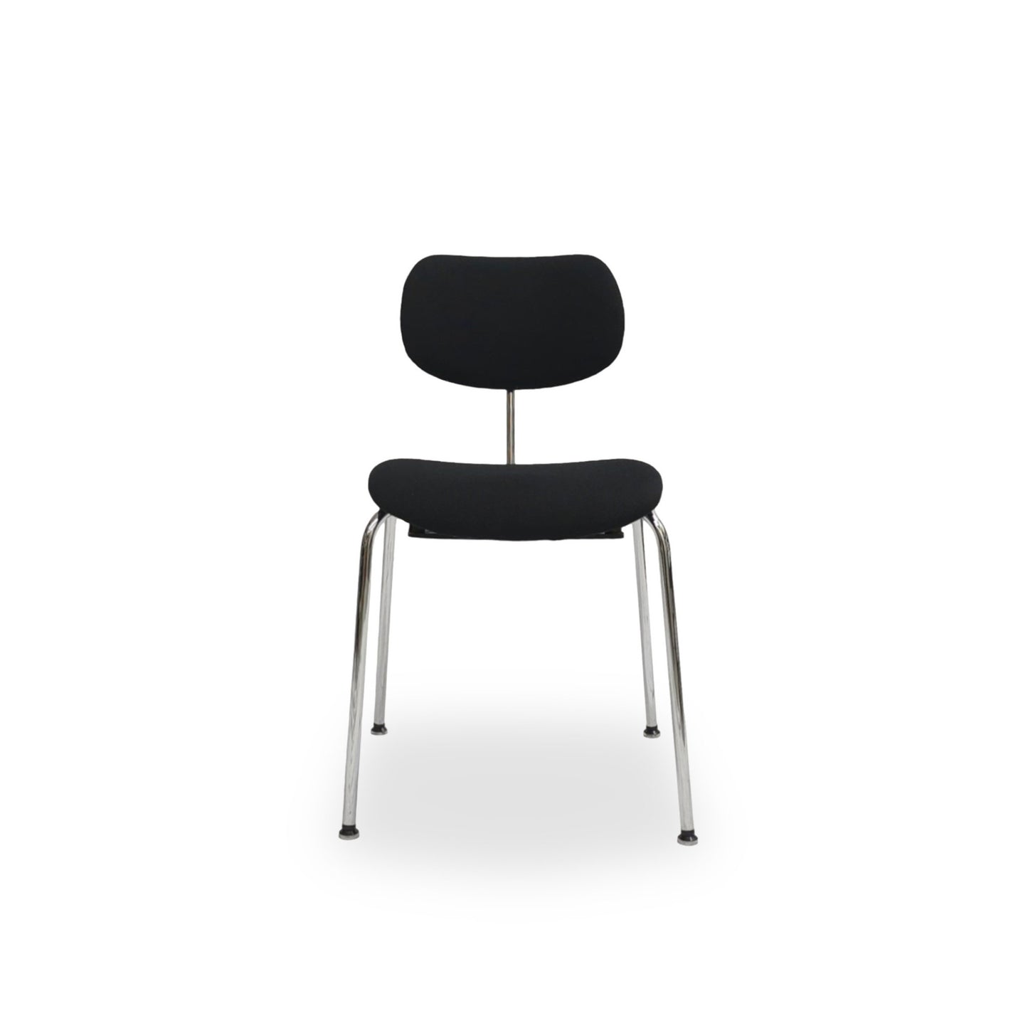 Wilde + Spieth SE68 | Design Egon Eiermann | 2er Set Stühle Schwarz Bauhaus Stil