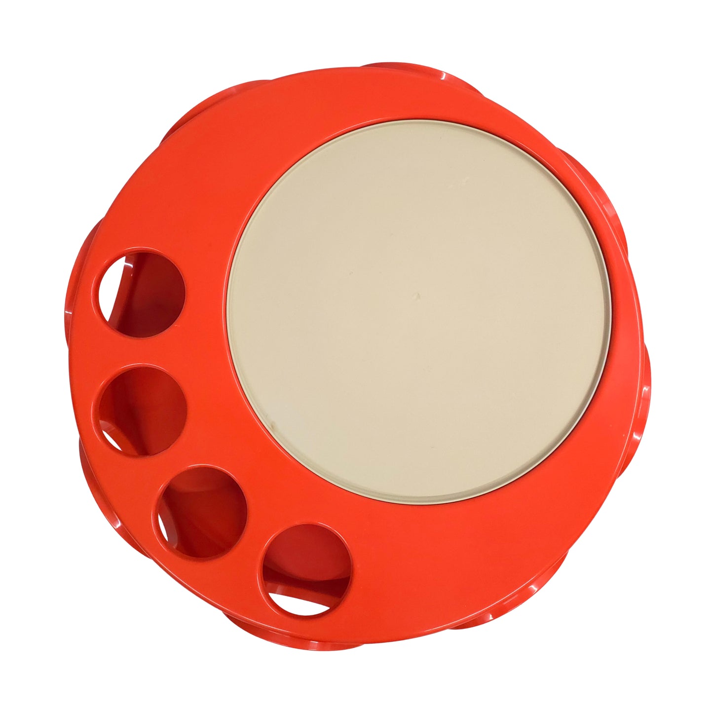 ROTOBAR Curver | 70er Space Age UFO Barwagen | Vintage Pop Art Tisch Rollbar