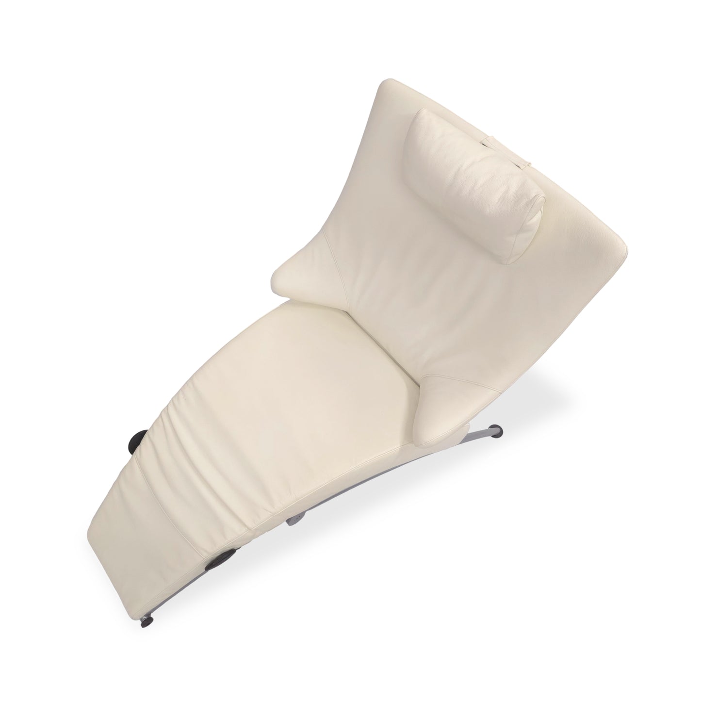 WK Wohnen Solo 699 | Sessel Leder Elfenbein | Designer Multifunktion Relaxliege