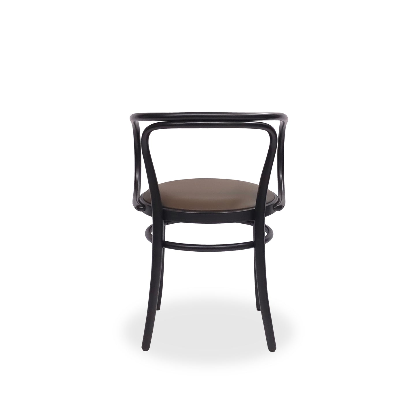 THONET 209 P | Ledersitz Braun Bugholz Schwarz | Designklassiker Stuhl Chair