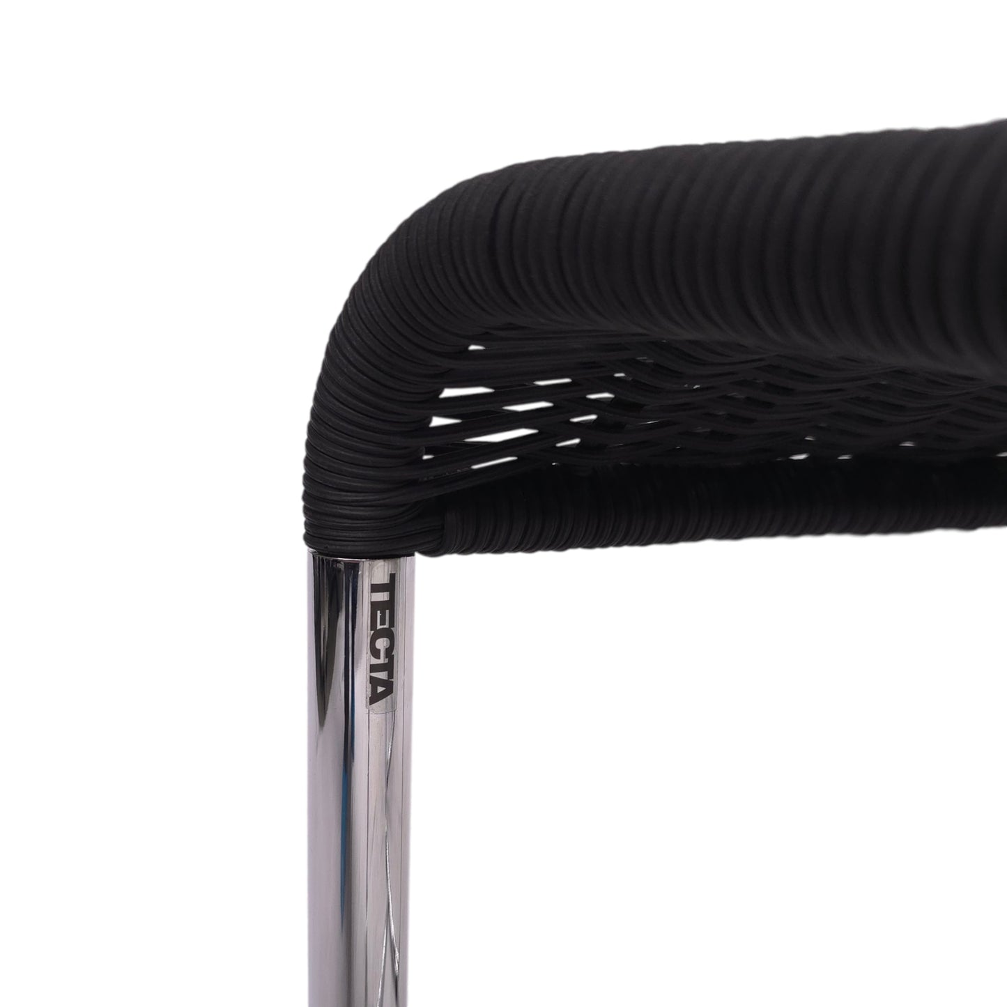 TECTA Hochlehn Kragstuhl D 25 Schwarz | 2er Set | Bauhaus Freischwinger Chair