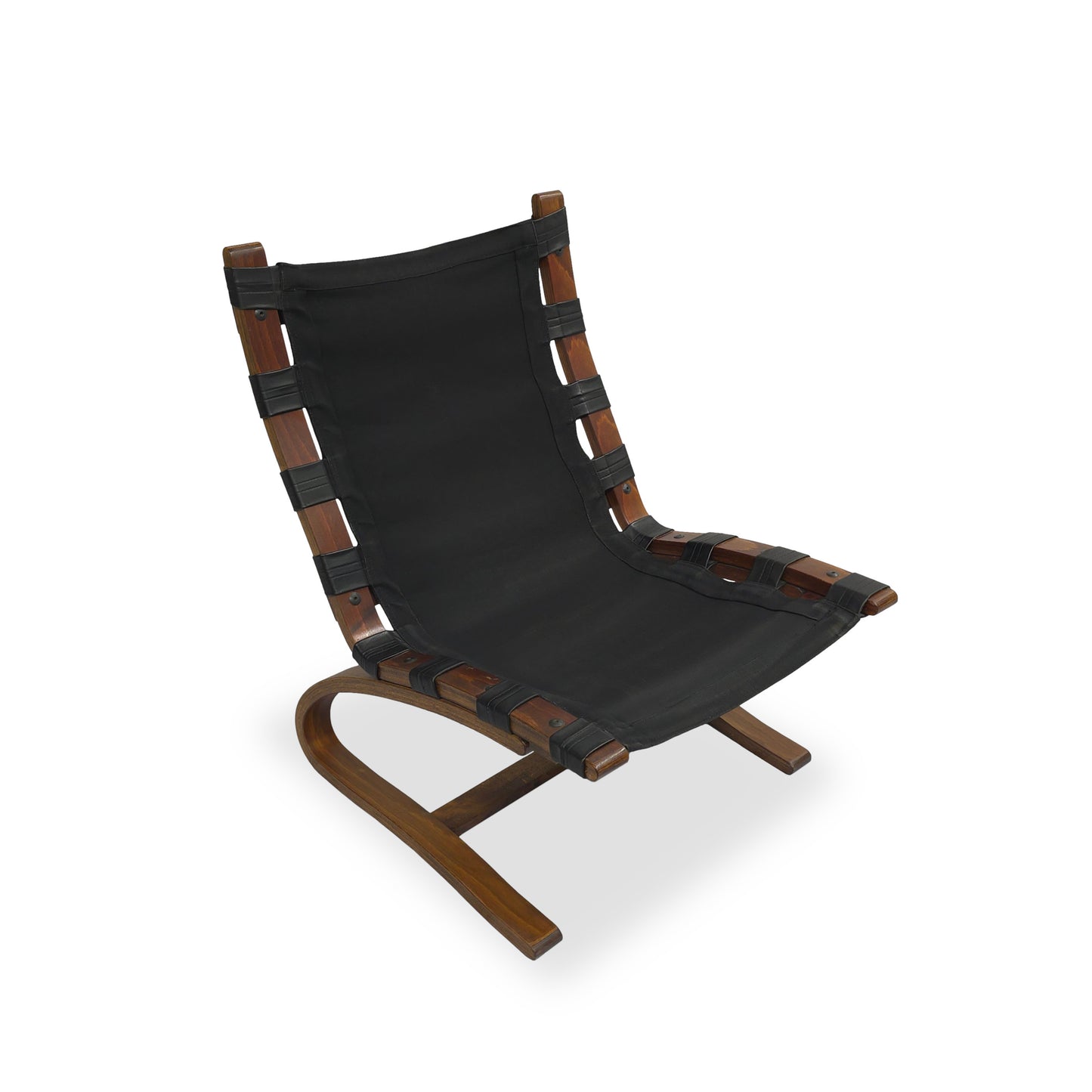 Rybo Rykken | KENGU 2er Set Sessel | 60er Nussbaum Vintage Leder Lounge Chair