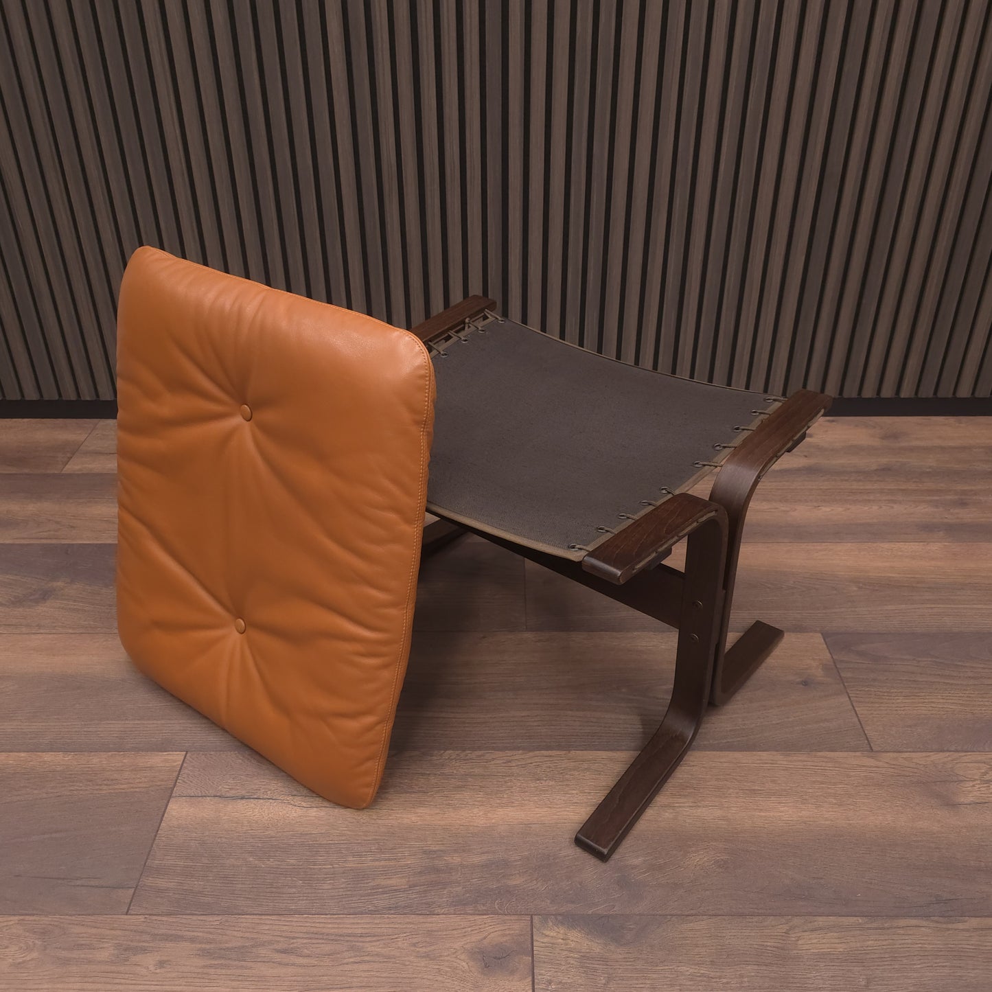 Westnofa SIESTA Hocker Design I. Relling | 1 von 2 | Mid Century Chair Ottomane