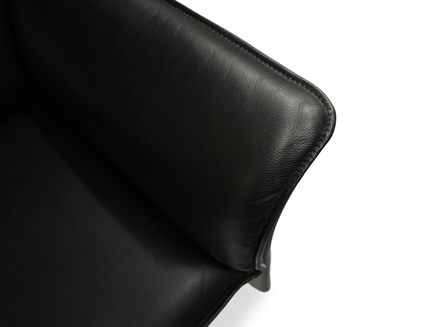 DREIPUNKT Scala | Sessel Leder Schwarz | Klassiker Lounge Design Chair