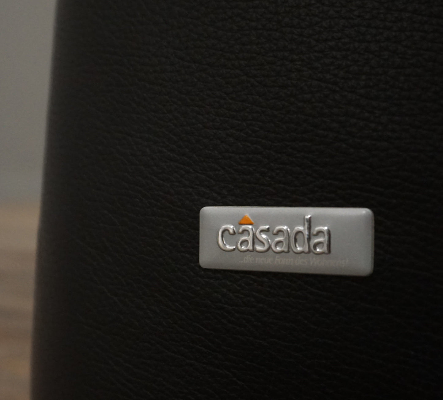 CASDADA | XXL Leder Sessel Schwarz mit Funktion | Eleganter Design Lounge Chair