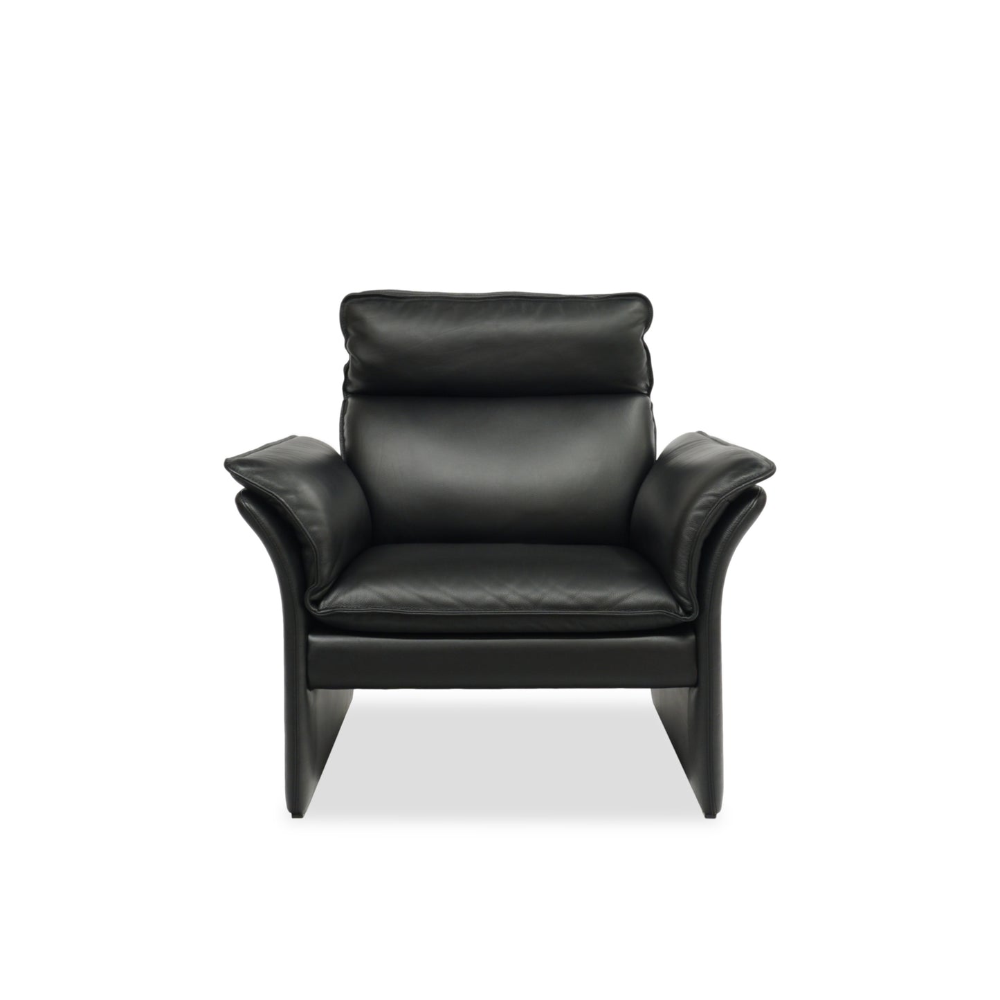 DREIPUNKT Scala | Sessel Leder Schwarz | Klassiker Lounge Design Chair