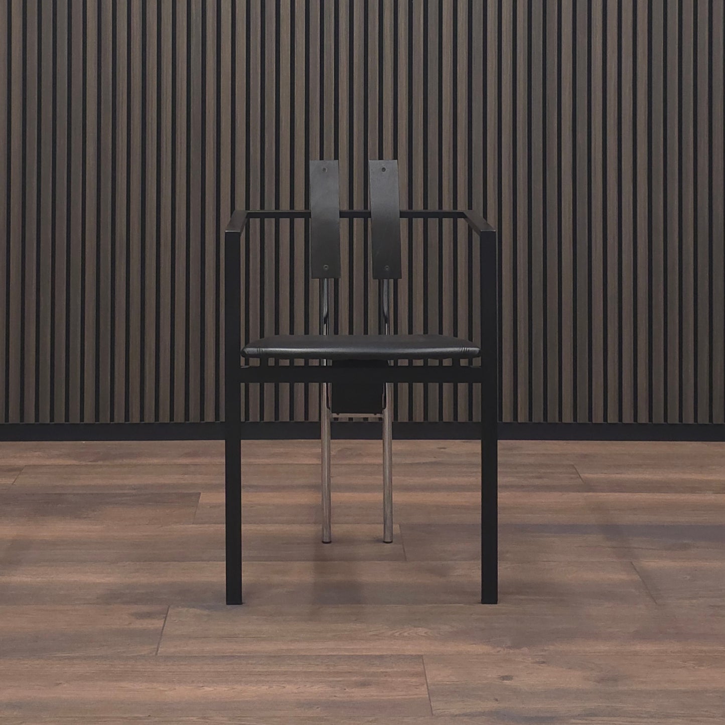 KFF | TRIX | 1 von 2 | Leder Sitz | Memphis Design Pop Art Stuhl | Bauhaus Stil