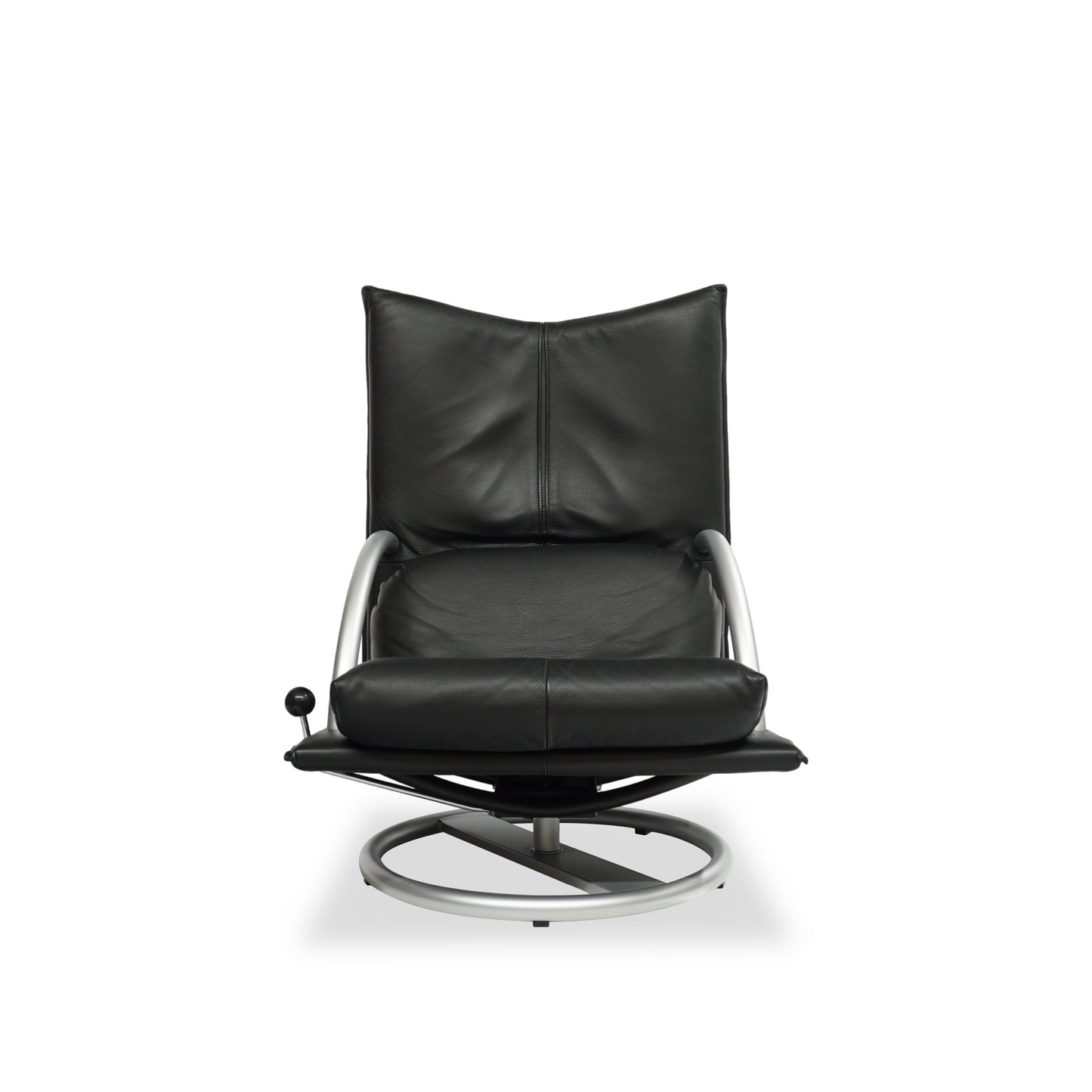 Rolf Benz BMP 418 Torino | Sessel Leder Schwarz | Relaxsessel Klassiker Chair