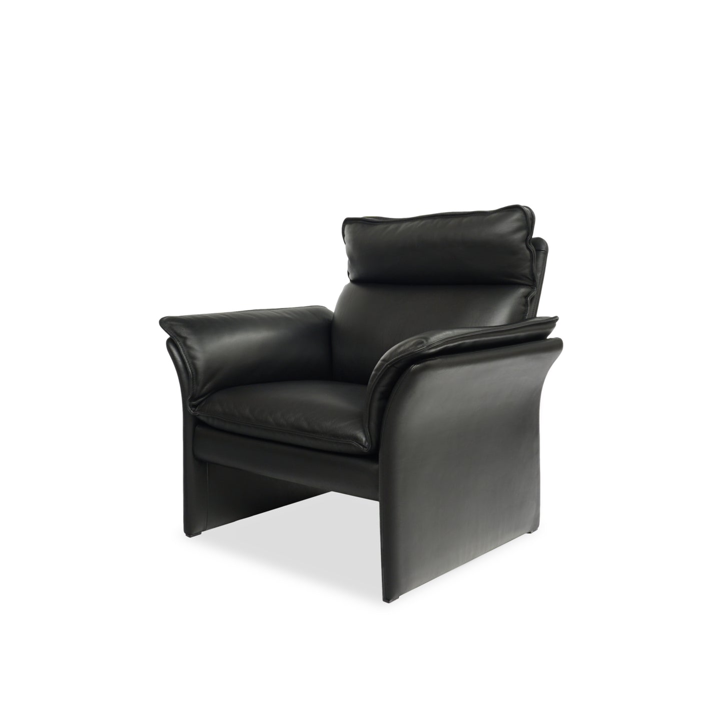 DREIPUNKT Scala | Sessel Leder Schwarz | Klassiker Lounge Design Chair