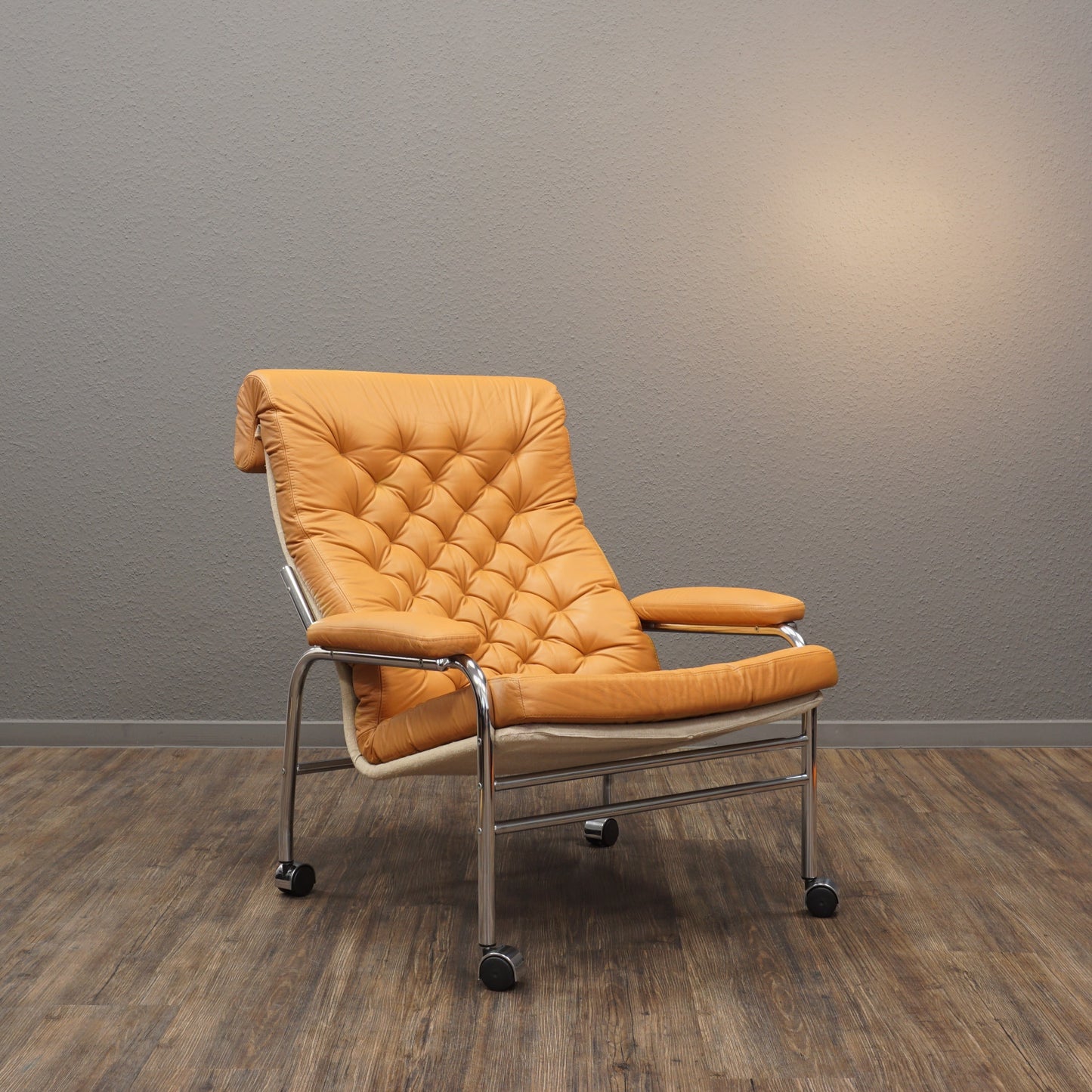 BORE Design Noboru Nakamura | Sessel Leder | 70er IKEA Vintage Klassiker Chair