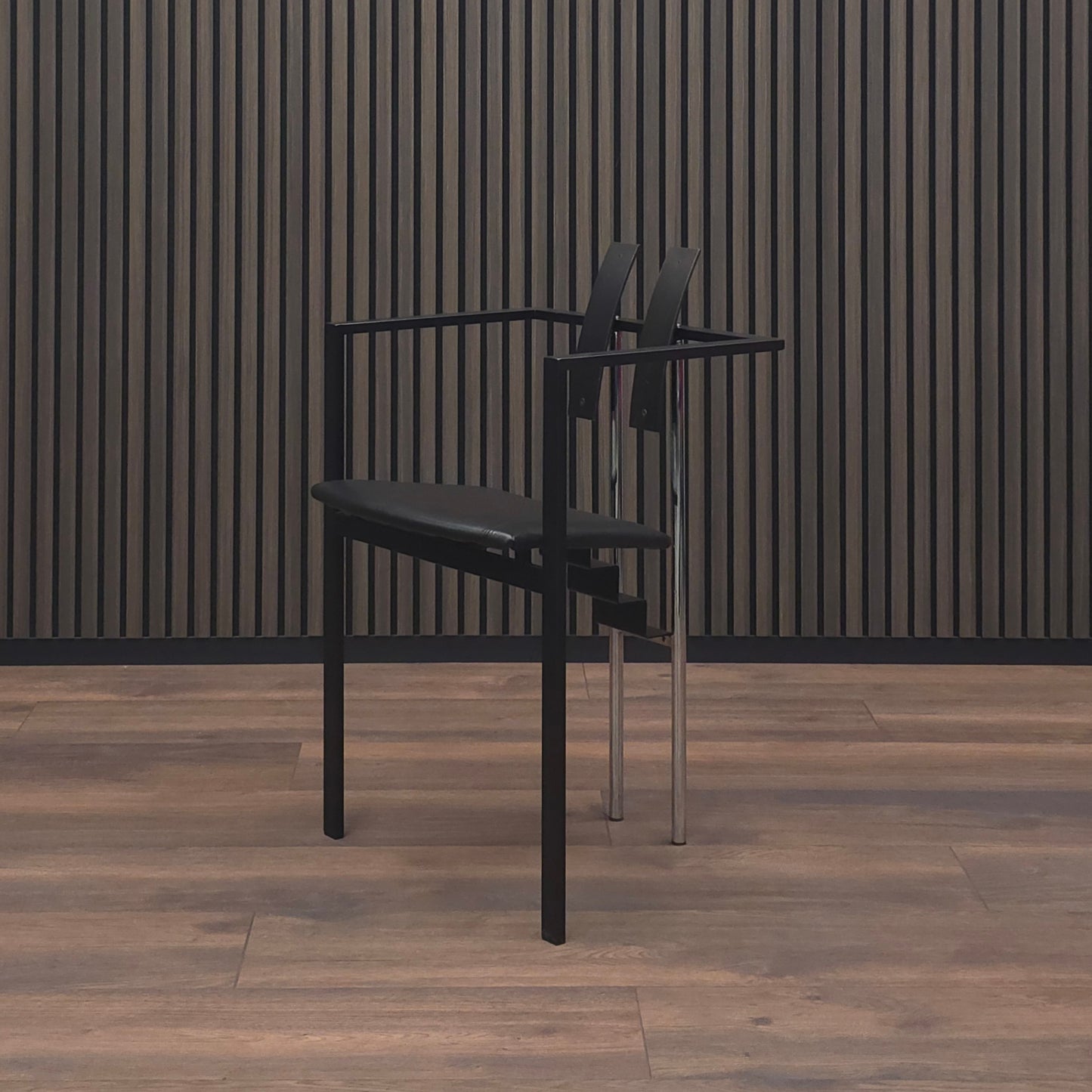 KFF | TRIX | 2 von 2 | Leder Sitz | Memphis Design Pop Art Stuhl | Bauhaus Stil (Kopie)