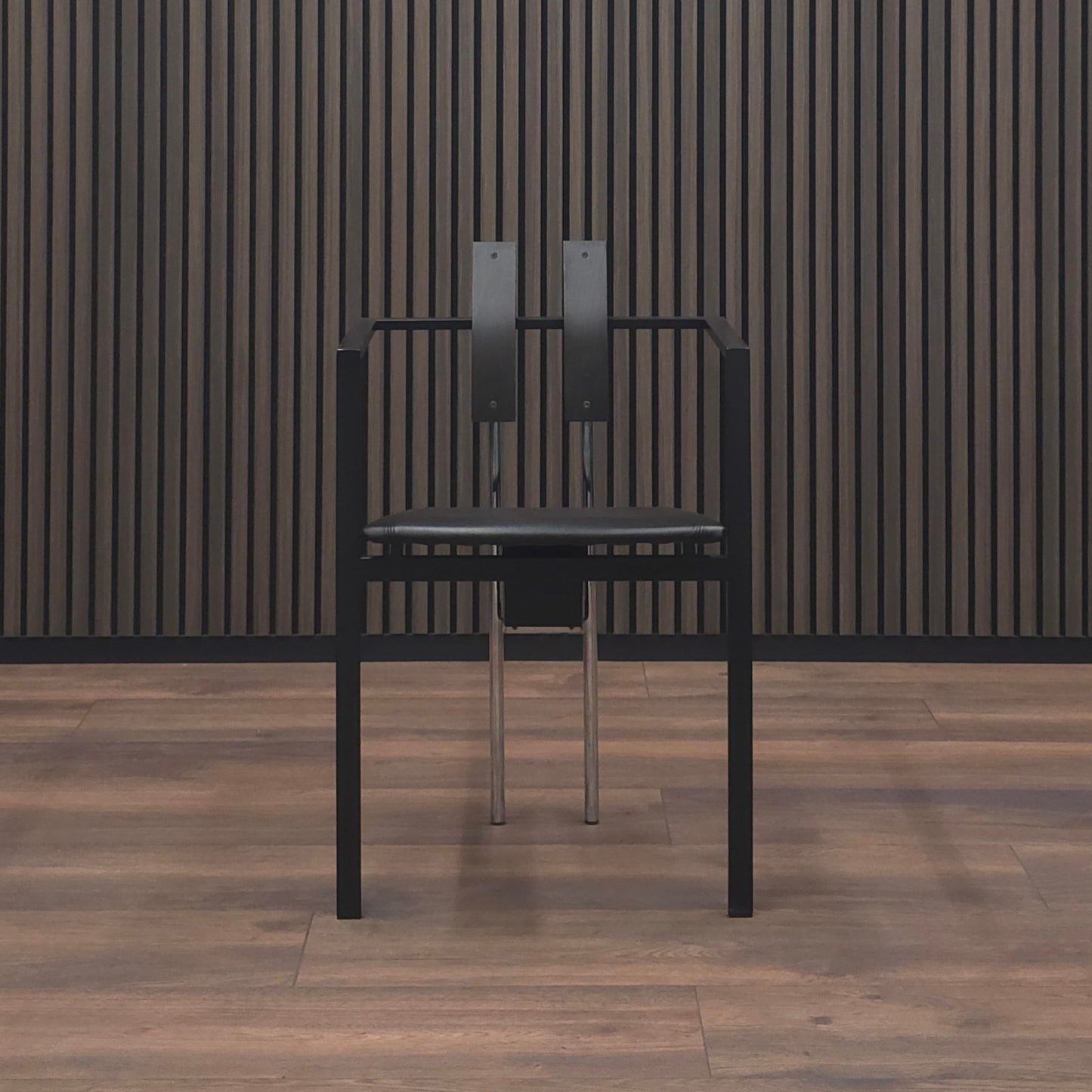 KFF | TRIX | 2 von 2 | Leder Sitz | Memphis Design Pop Art Stuhl | Bauhaus Stil (Kopie)