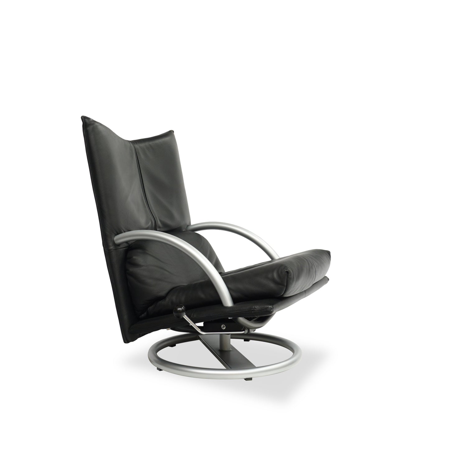 Rolf Benz BMP 418 Torino | Sessel Leder Schwarz | Relaxsessel Klassiker Chair