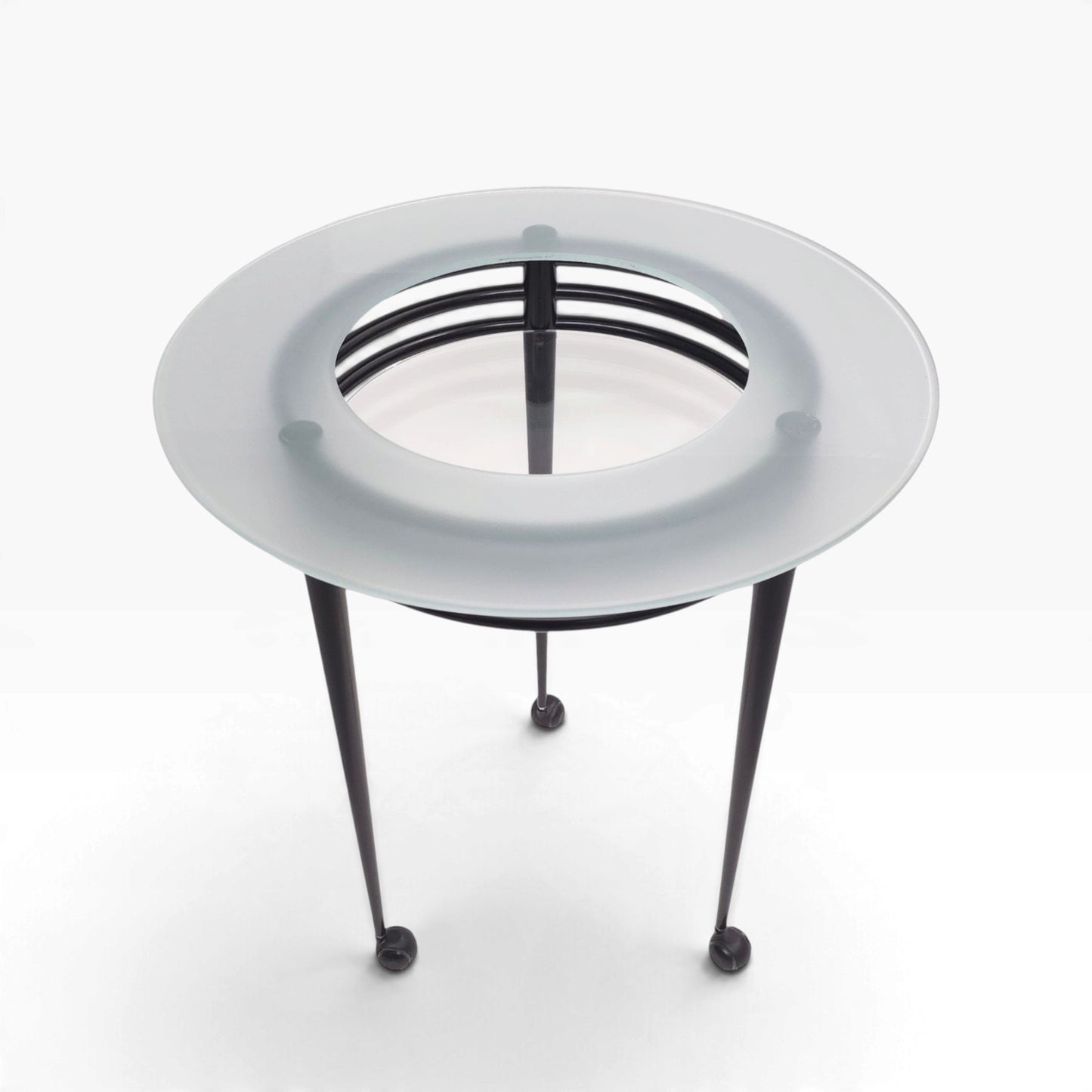 Artelano LUNA Bartisch | Design Pascal Mourgue | Rollbarer Vintage Sockeltisch
