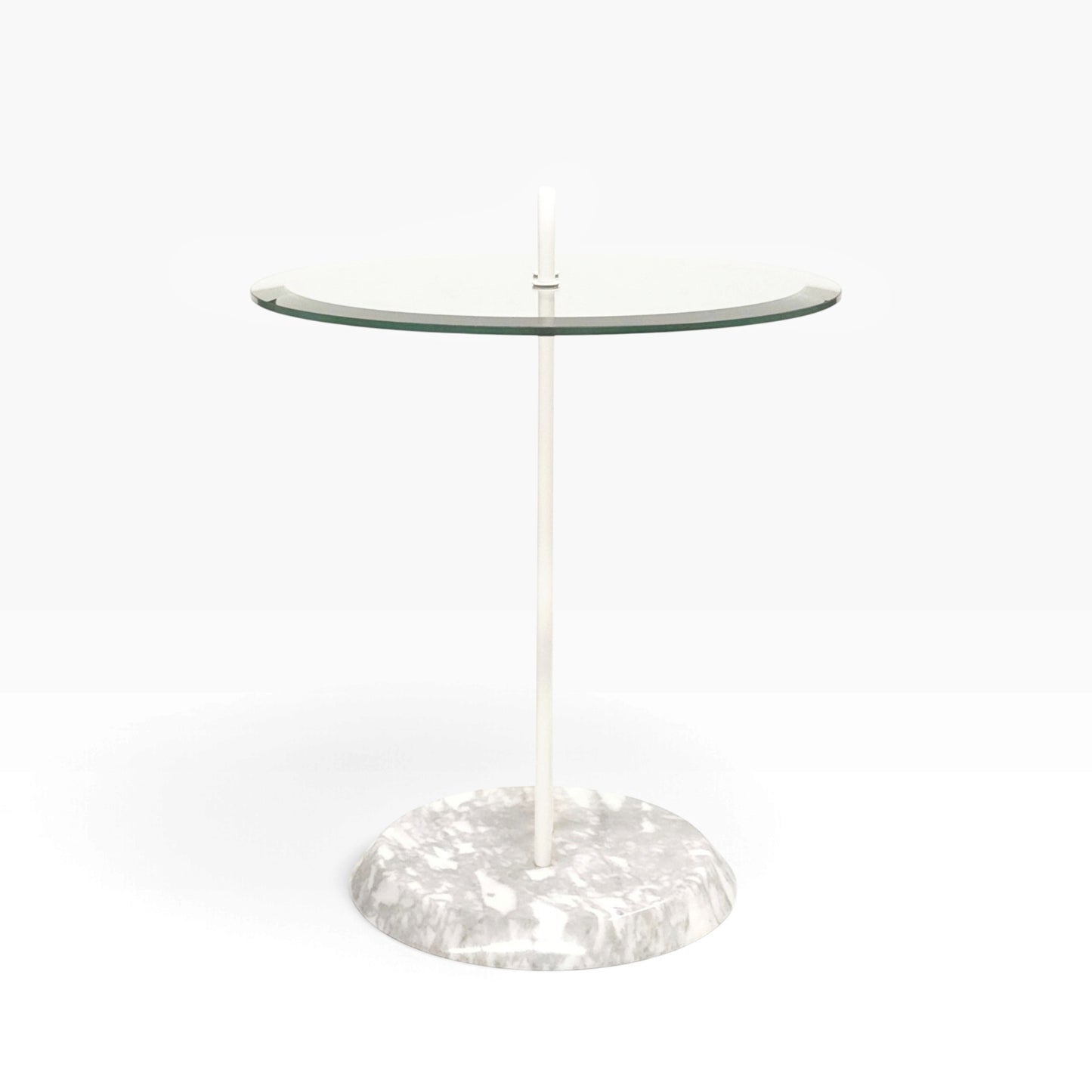Cattelan Italy | Vico Magistretti | Othello Beistelltisch | Marmor Glas Vintage