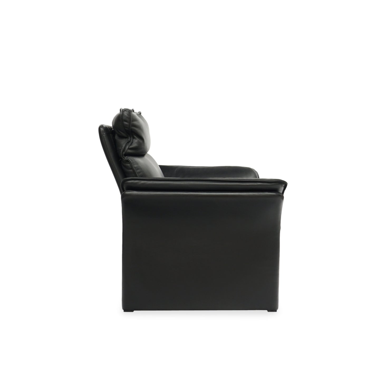 DREIPUNKT Scala | Sessel Leder Schwarz | Klassiker Lounge Design Chair