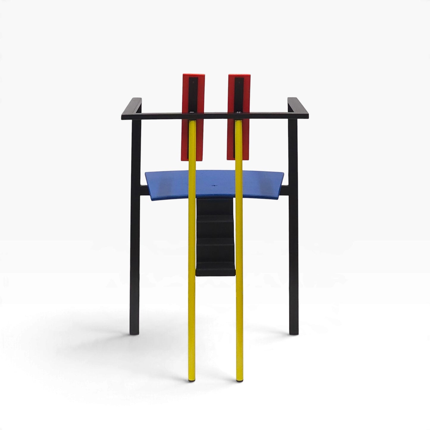 KFF | TRIX | Red & Blue Chair | Memphis Design Pop Art Stuhl | Bauhaus Stil
