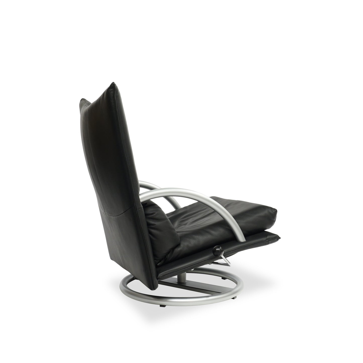 Rolf Benz BMP 418 Torino | Sessel Leder Schwarz | Relaxsessel Klassiker Chair