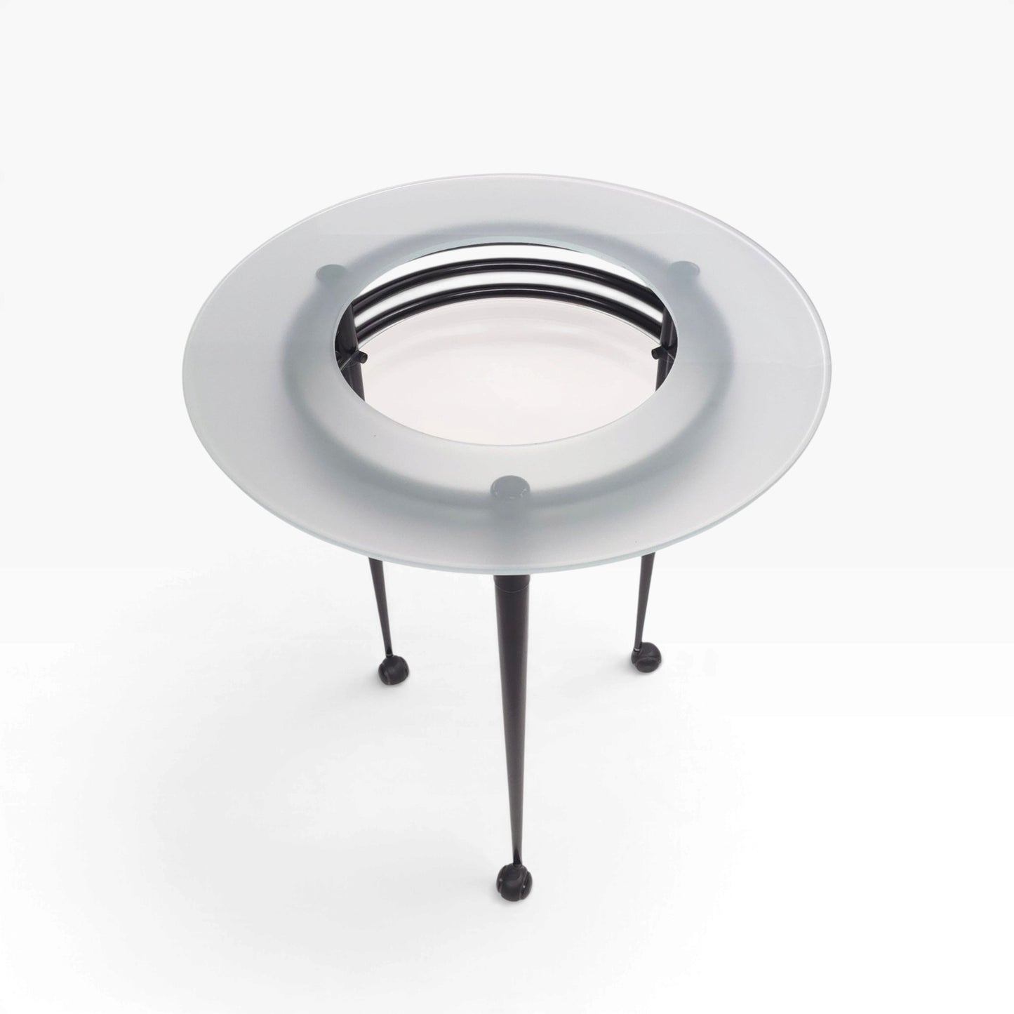 Artelano LUNA Bartisch | Design Pascal Mourgue | Rollbarer Vintage Sockeltisch
