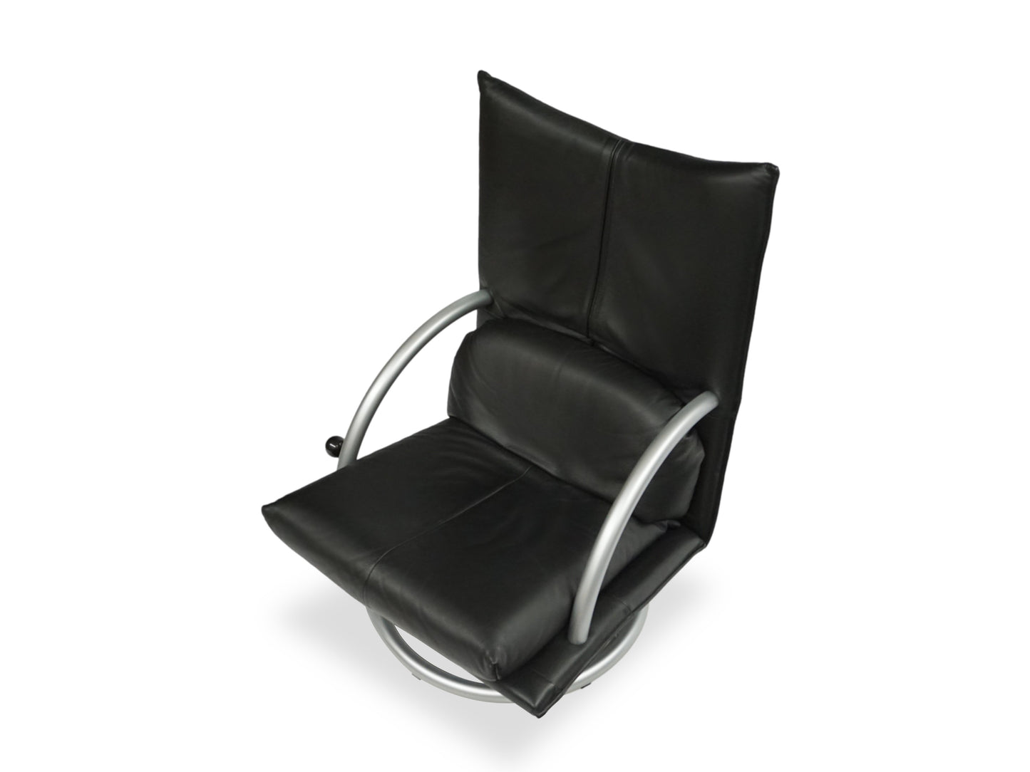 Rolf Benz BMP 418 Torino | Sessel Leder Schwarz | Relaxsessel Klassiker Chair