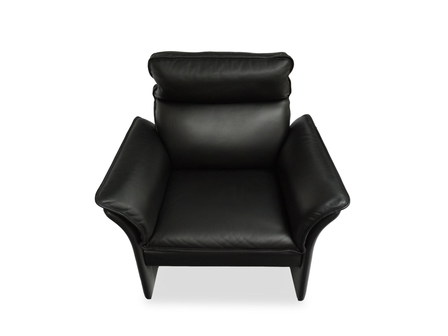 DREIPUNKT Scala | Sessel Leder Schwarz | Klassiker Lounge Design Chair