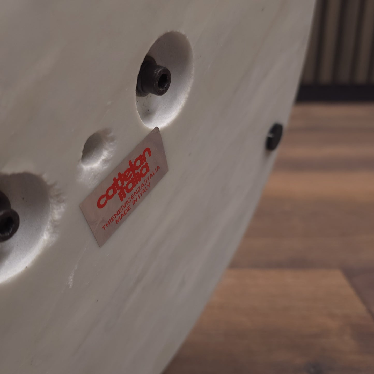 Cattelan Italy | Vico Magistretti | Othello Beistelltisch | Marmor Glas Vintage