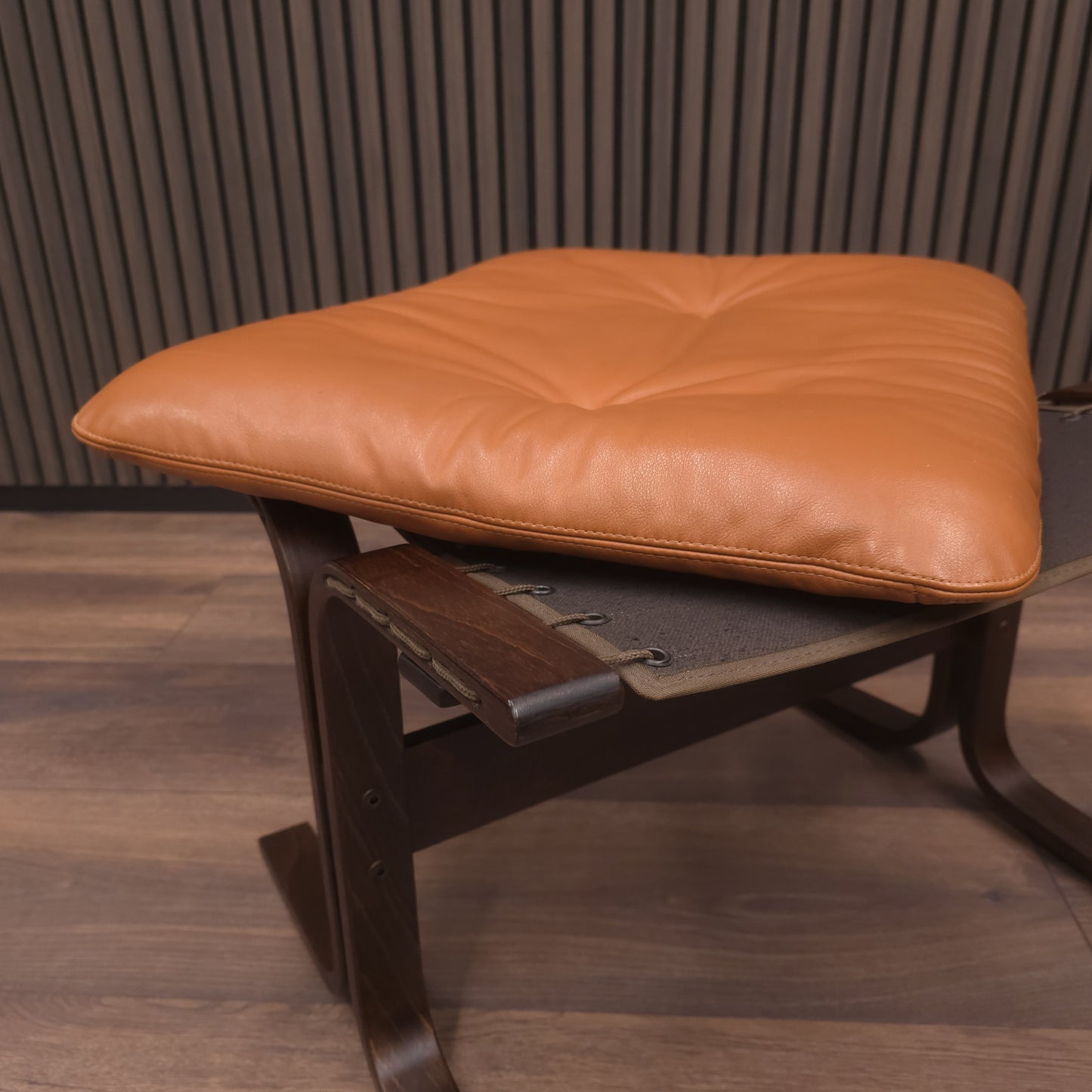 Westnofa SIESTA Hocker Design I. Relling | 1 von 2 | Mid Century Chair Ottomane