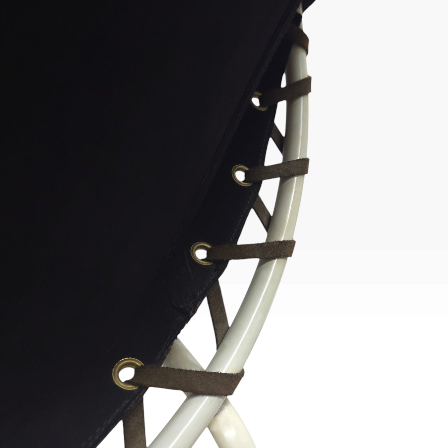 Balloon Chair Lusch & Co | 60er Space Age Vintage Sessel Wildleder Schwarz