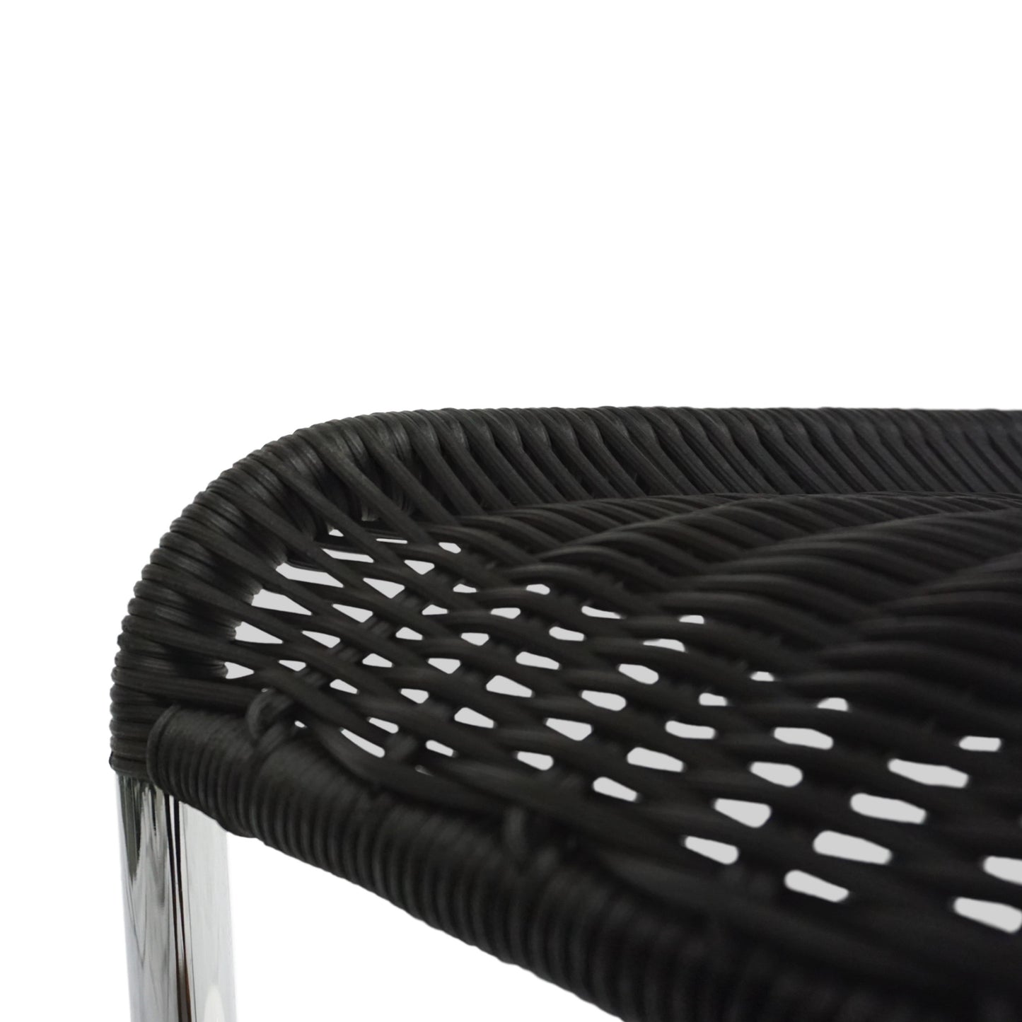 TECTA WK 724 | 4er Set Kragstühle Schwarz | Freischwinger Stühle Bauhaus Chair