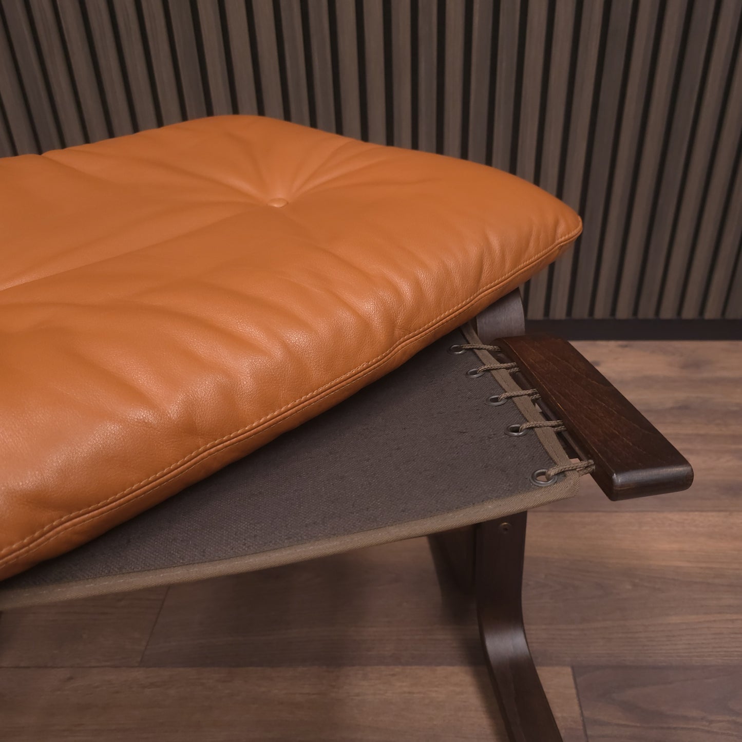 Westnofa SIESTA Hocker Design I. Relling | 1 von 2 | Mid Century Chair Ottomane