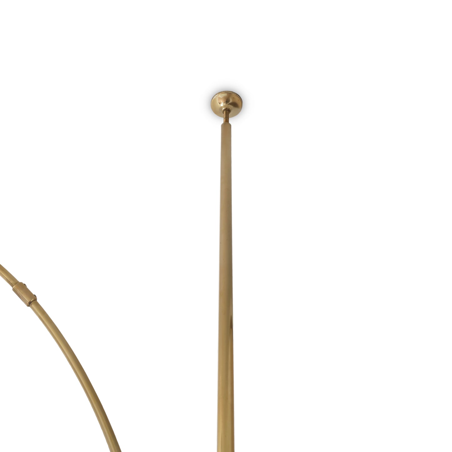 Florian Schulz BOCA | 70er Messing Vintage Bogenlampe | Mid Century Leuchte