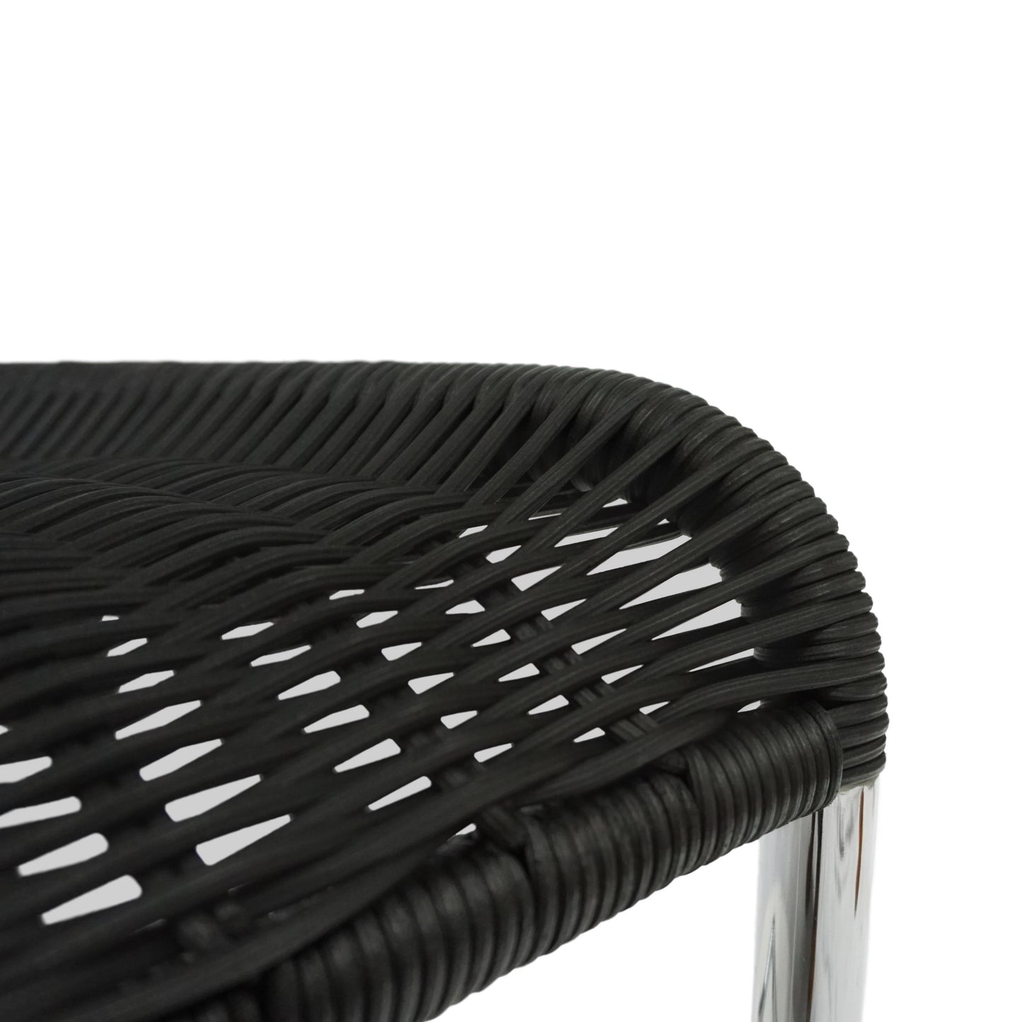 TECTA WK 724 | 4er Set Kragstühle Schwarz | Freischwinger Stühle Bauhaus Chair